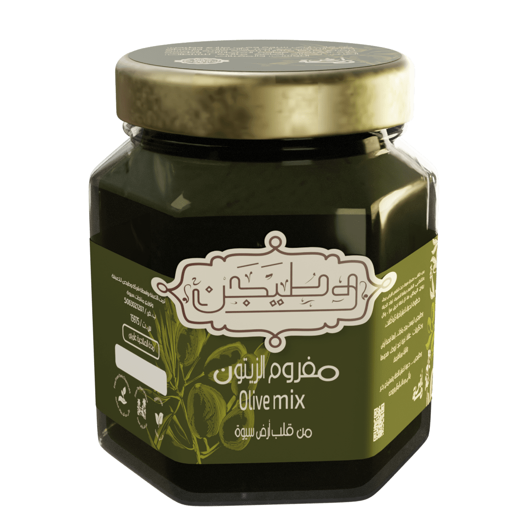 زيتون مفروم بالاعشاب
