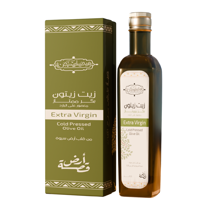 زيت زيتون بكر ممتاز معصور على البارد 